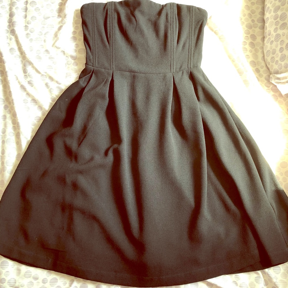 H&M Strapless Black Party Dress